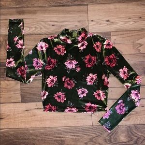 Floral crop top
